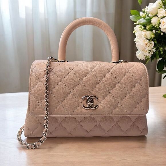 Chanel Medium Flap Bag With Top Handle 24K - Picture 1 of 14